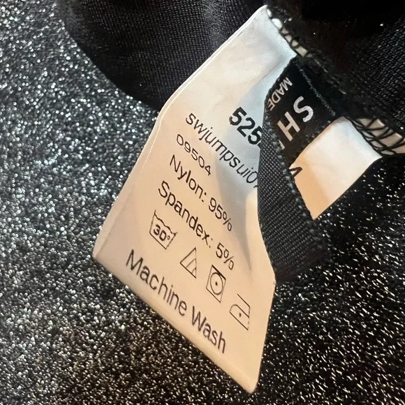 Sparkle Halter Neck Jumpsuit - Silver Metallic Shimmer - Picture 7 of 8